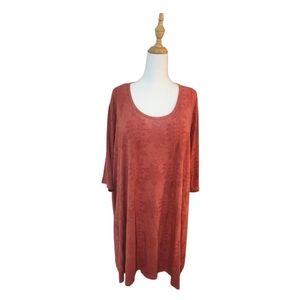 🇨🇦Blue Sky, Bamboo, Women's Rust Top